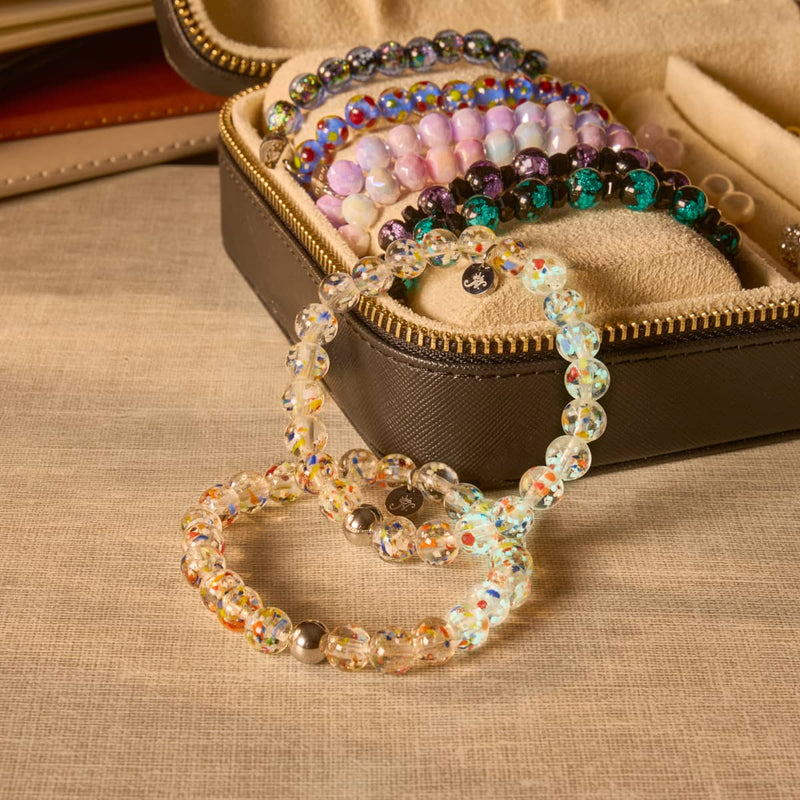 Birthday Cake | Firefly Glass Confetti Bracelet