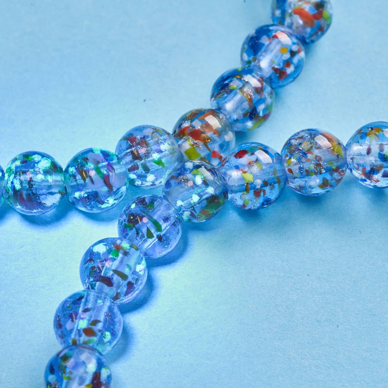 Indigo | Firefly Glass Confetti Bracelet