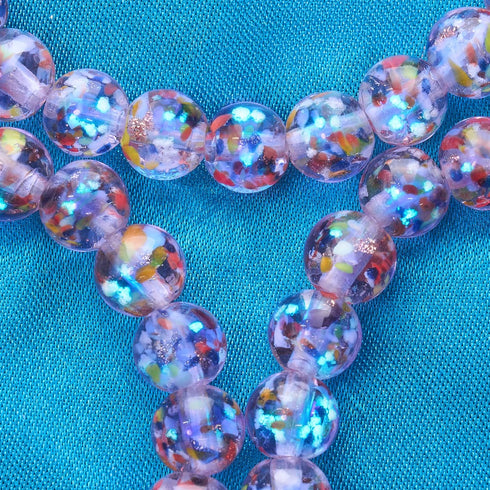 Lilac | Firefly Glass Confetti Bracelet