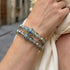 Aqua | Firefly Glass Confetti Cascade Bracelet
