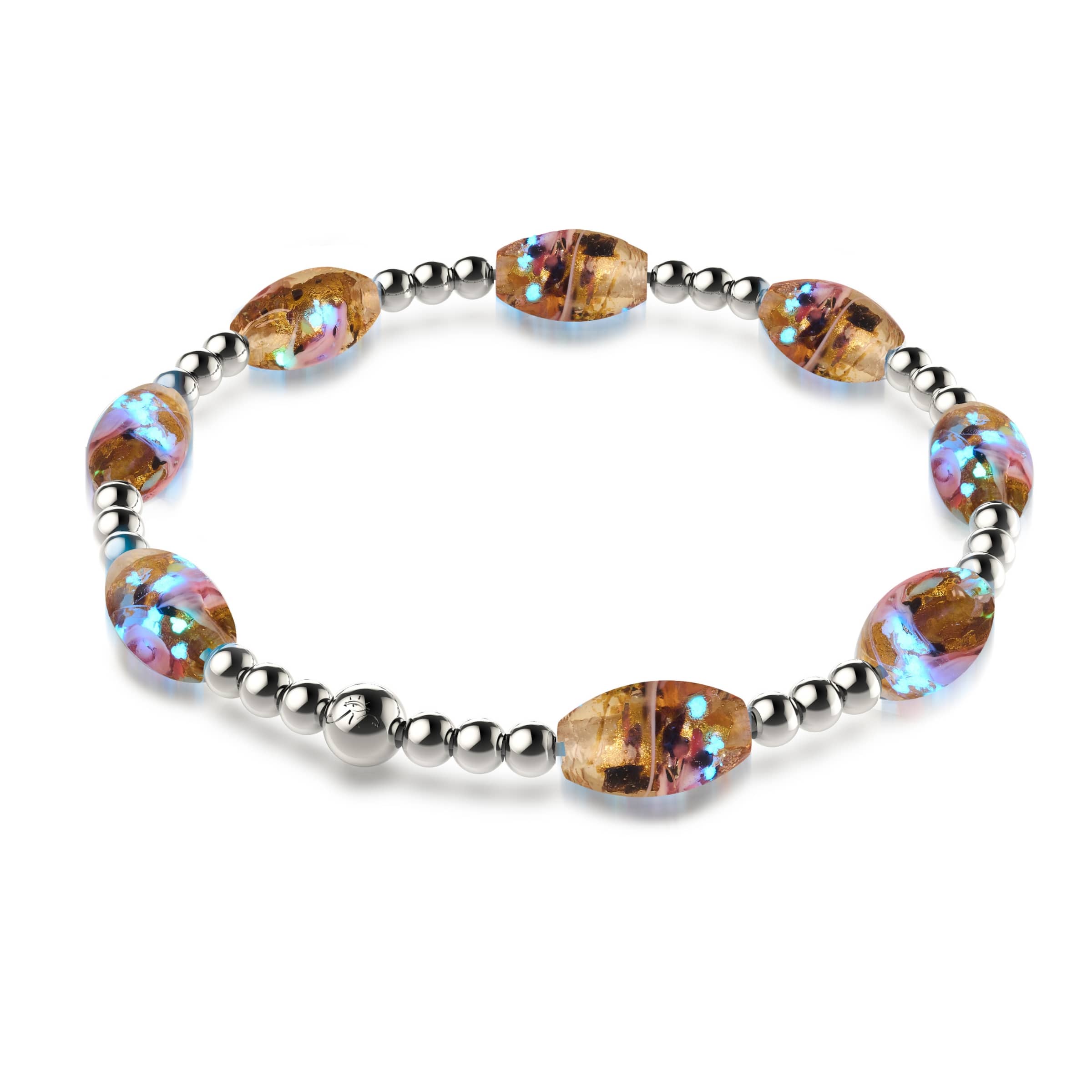 Caramel Rose | Lunar Glass Bloom Bracelet