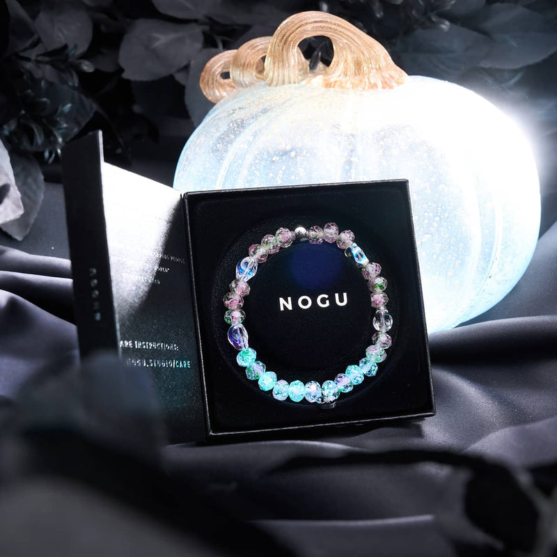 Crystal Bloom | Firefly Glass Diamonds Skull Bracelet