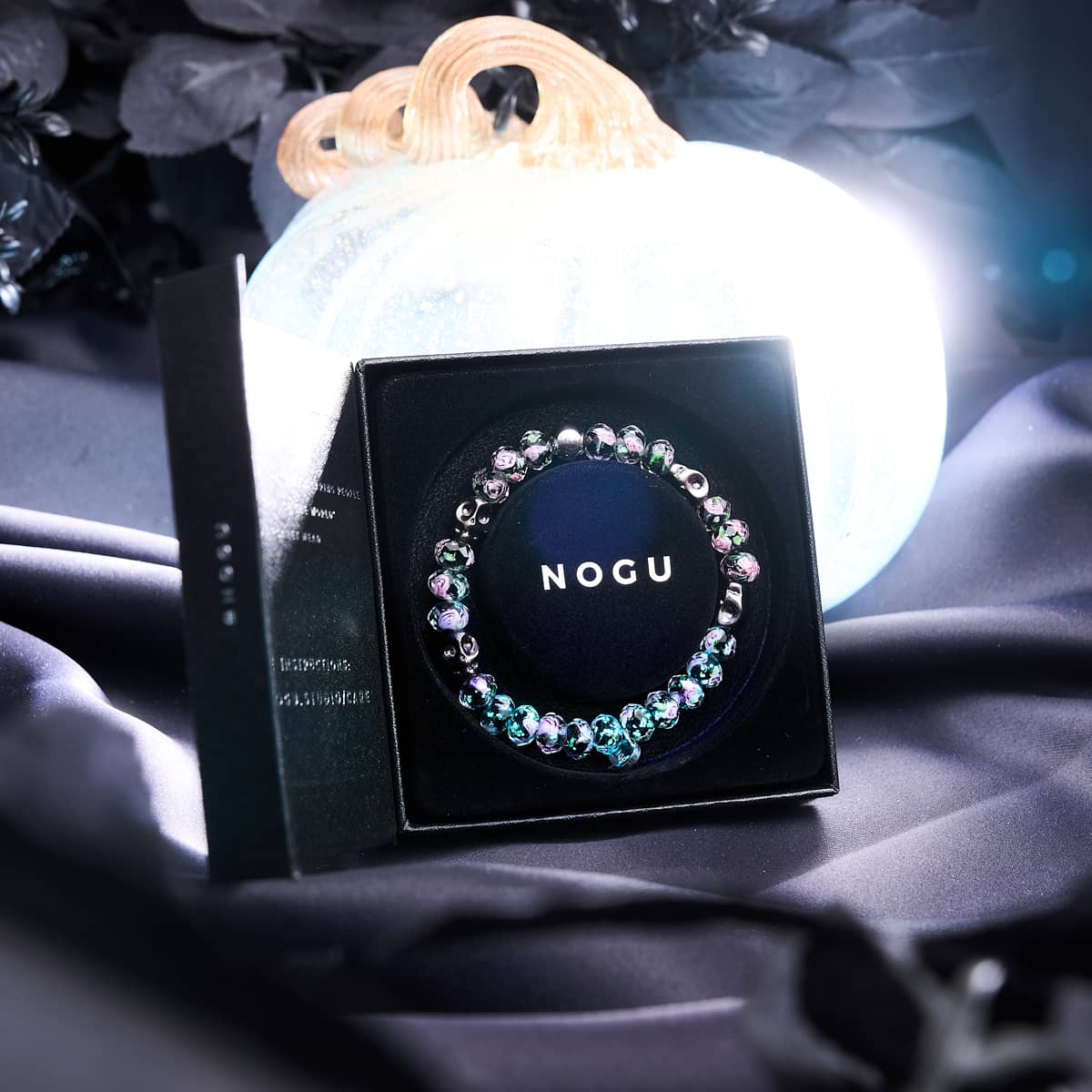 NOGU.studio - NOGU - Firefly Glass Bracelets - Midnight Blossom | Firefly Glass Diamonds Bracelet