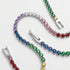 Rhodium x Unicorn Crystal | Tennis Club Bracelet