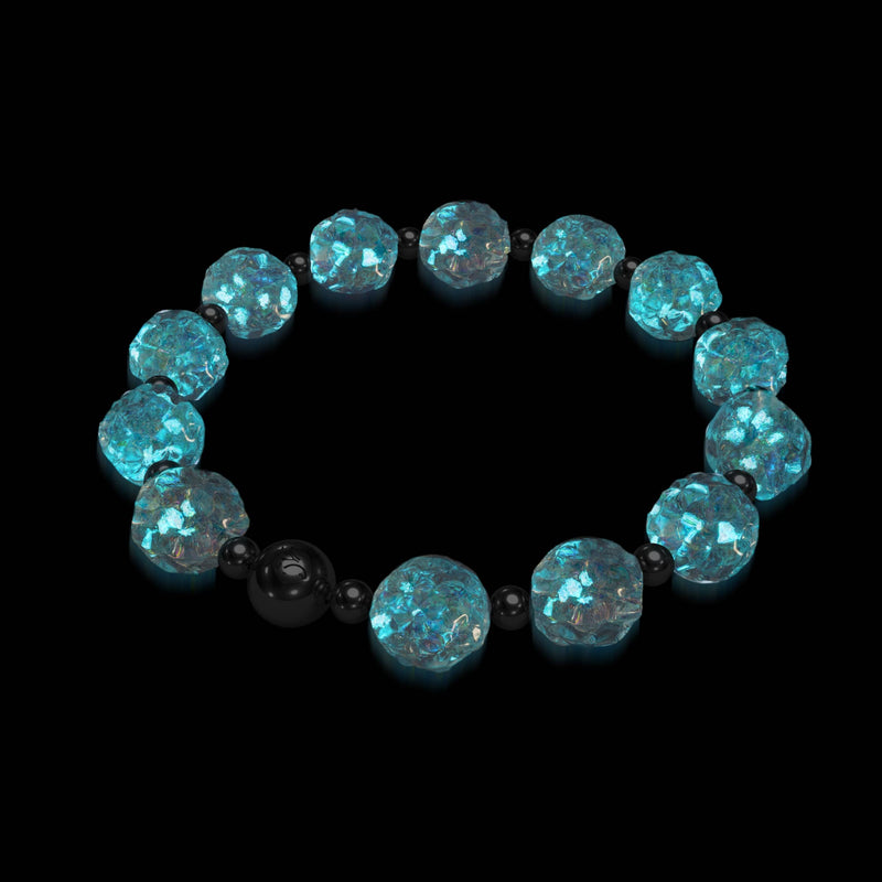 Rainbow Ice Storm | Firework Glass Ice Drop Bracelet 2-Set