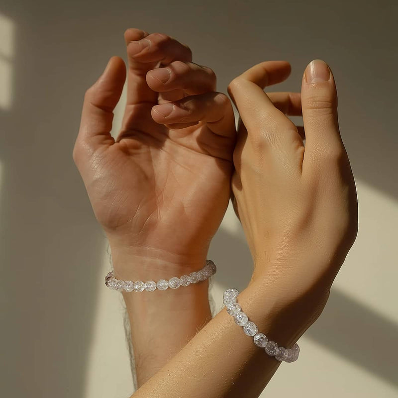 Rainbow Ice | Firework Glass Ice Drop Bracelet