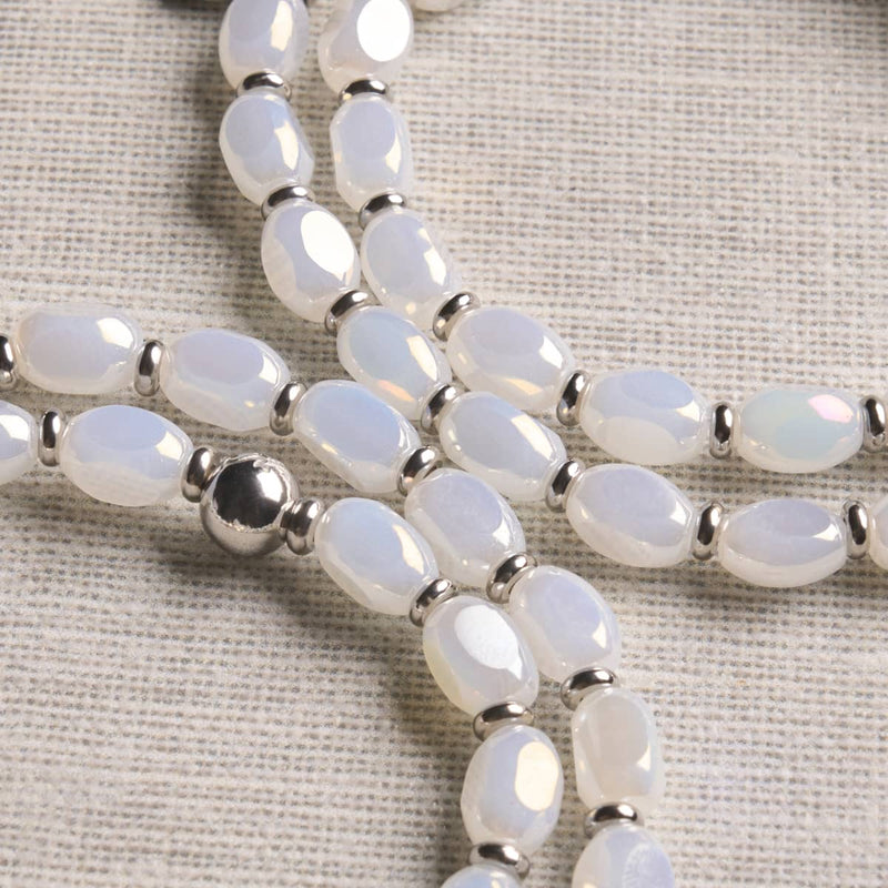 Swan Opal | Radiant Facets Pebble Wrap