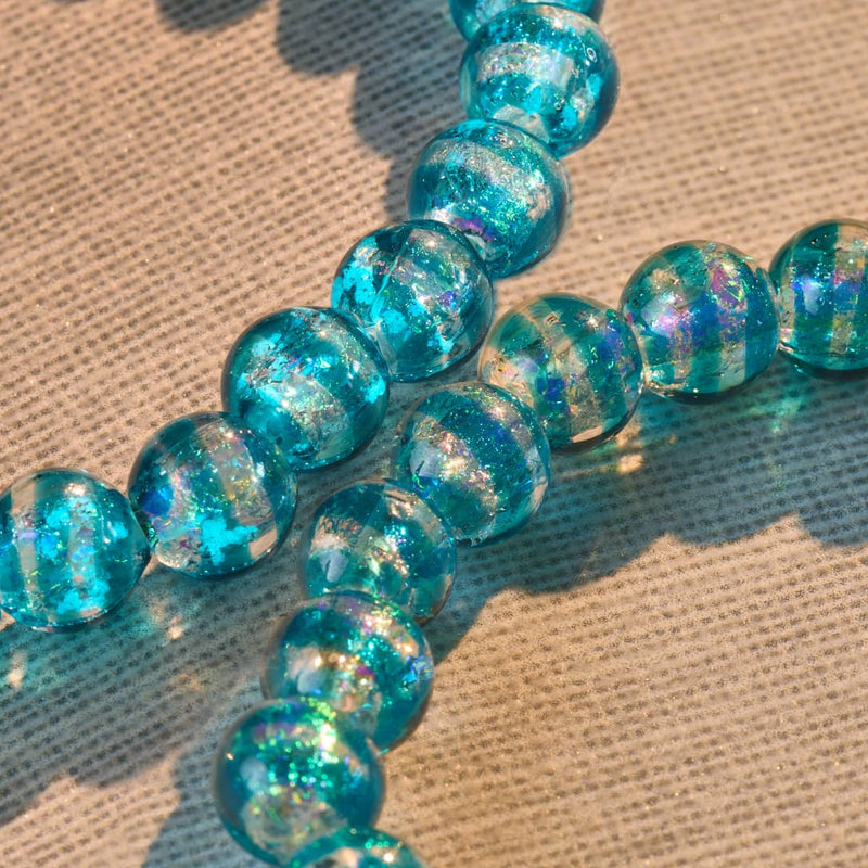 Teal Candy | Firework Glass Sugar Bracelet