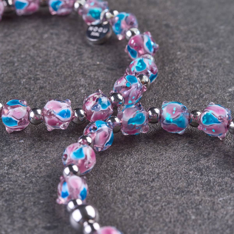 Floraison du crépuscule | Firefly Glass Bracelet Tulipe