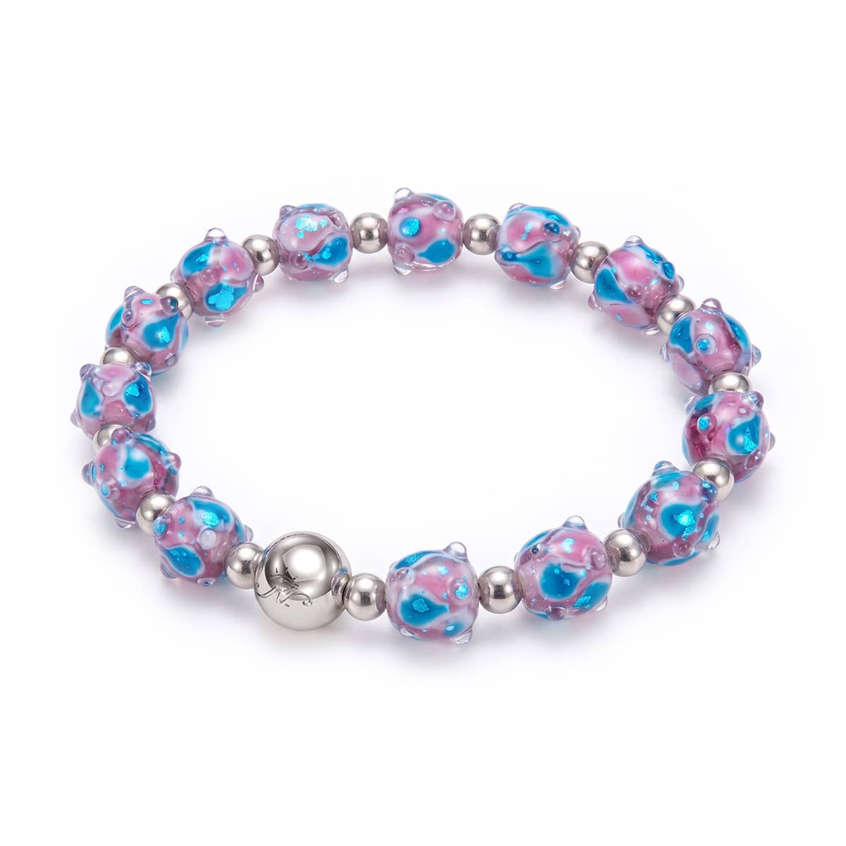Floraison du crépuscule | Firefly Glass Bracelet Tulipe