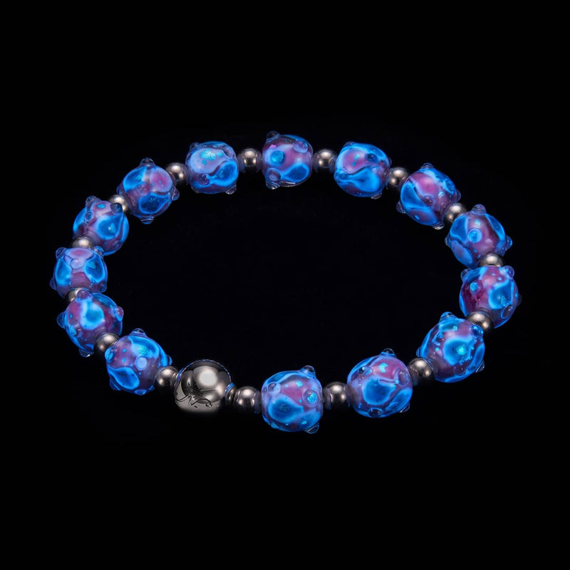 Floraison du crépuscule | Firefly Glass Bracelet Tulipe
