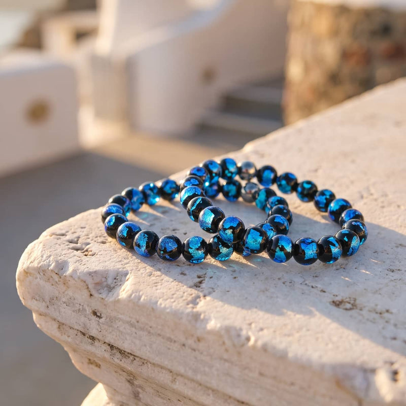Azure Eclipse | Lunar Glass Bracelet