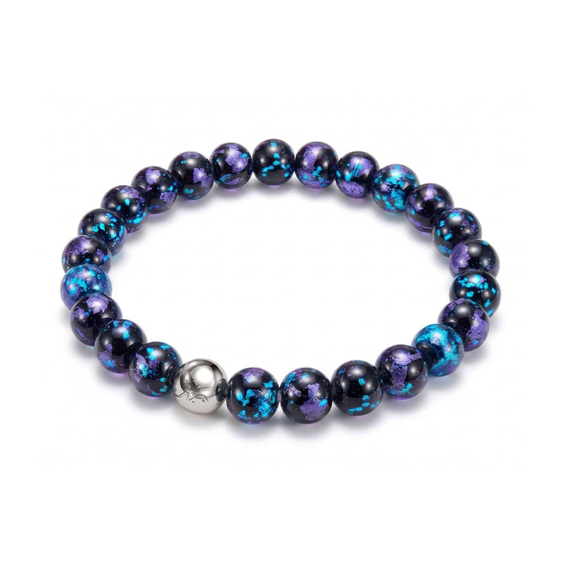 Éclipse violette | Bracelet en verre lunaire