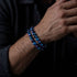 Éclipse violette | Bracelet en verre lunaire