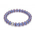 Bleu Caspienne | Bracelet en verre de tigre
