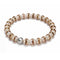 Siberian White | Tiger Glass Bracelet