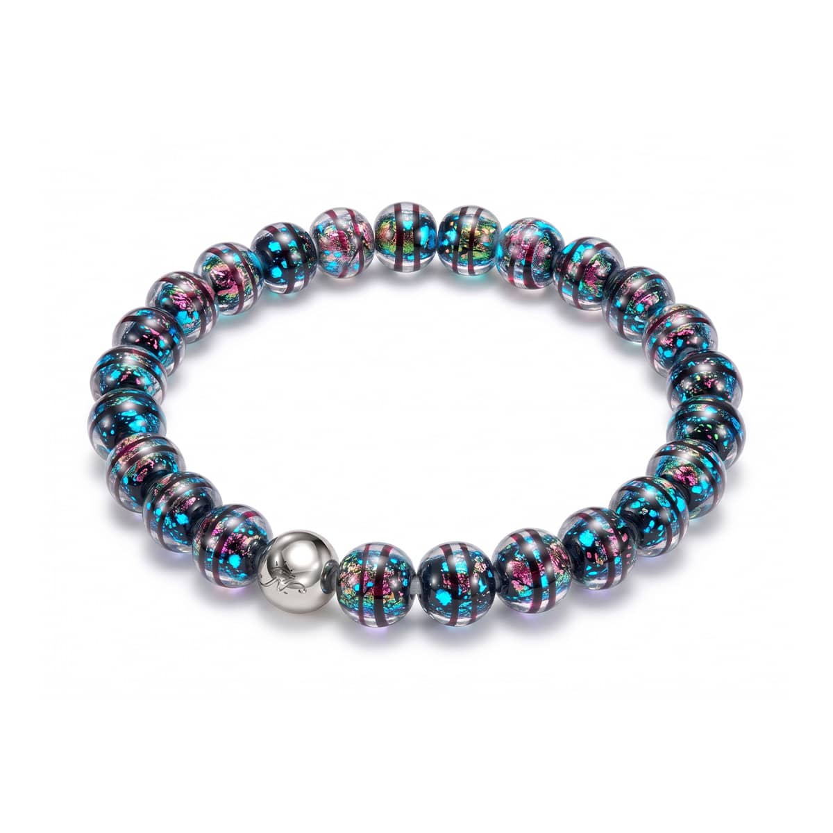 Atomic Fuchsia | Firework Glass Orbit Bracelet