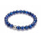 Midnight Sapphire | Firework Glass Orbit Bracelet
