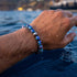 Midnight Sapphire | Firework Glass Orbit Bracelet