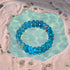 Teal | Firefly Glass Bloomswirl Bracelet