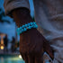 Teal | Firefly Glass Bloomswirl Bracelet
