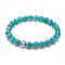 Teal | Firefly Glass Bloomswirl Bracelet
