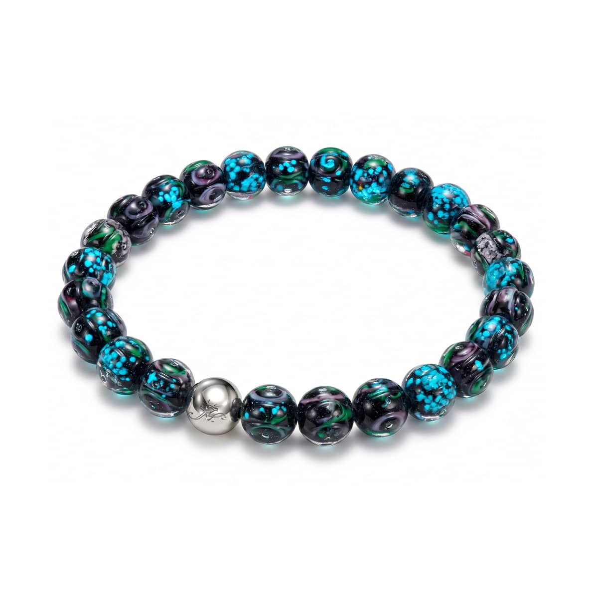 Noir | Firefly Glass Bracelet Bloomswirl