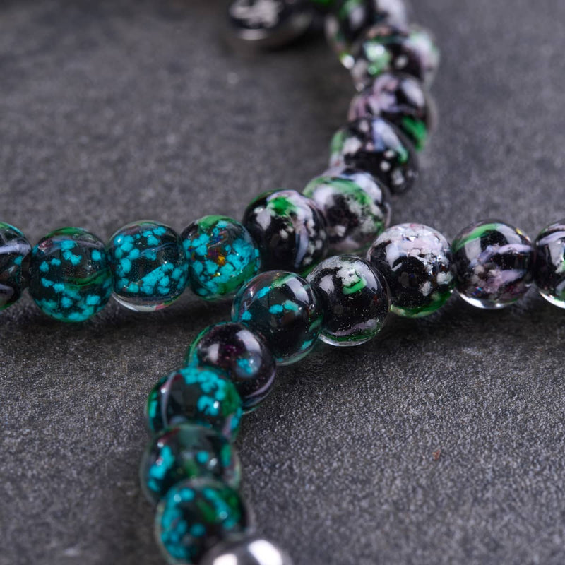 Noir | Firefly Glass Bracelet Bloomswirl