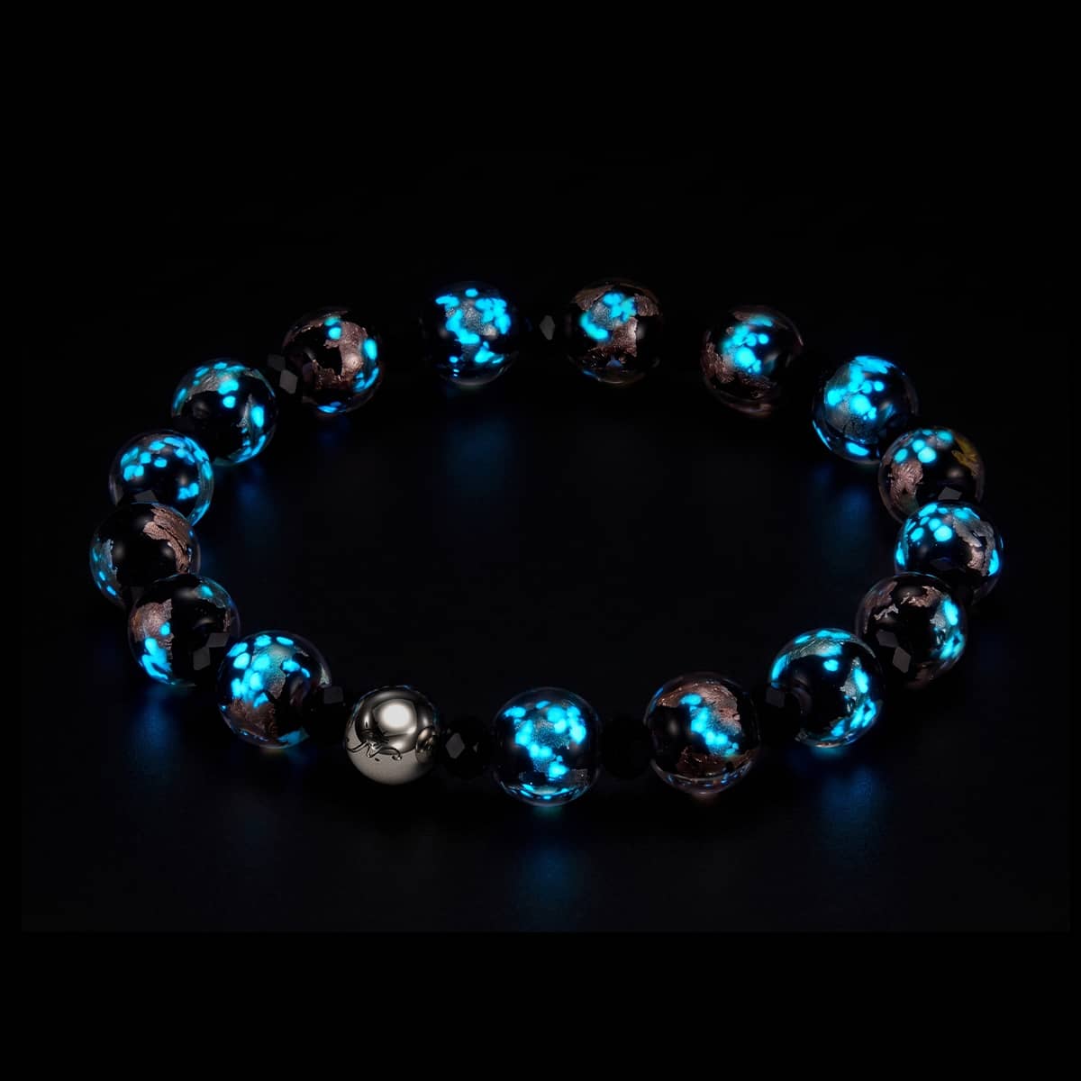 Éclipse Vanilla | Bracelet en cristal de verre lunaire