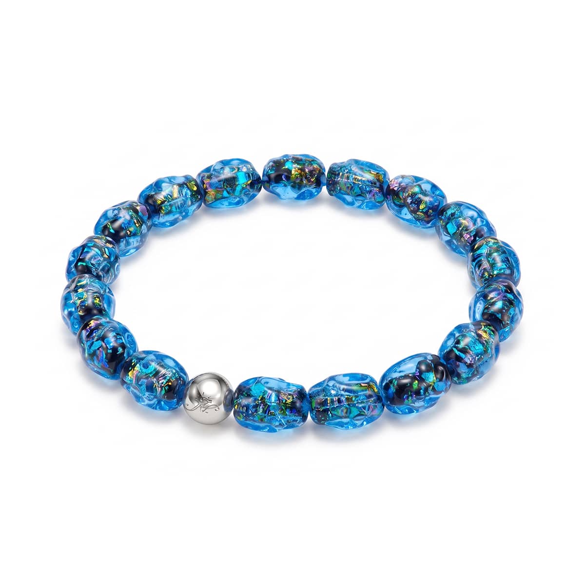 Potion de topaze | Firework Glass Bracelet Micro Pebble