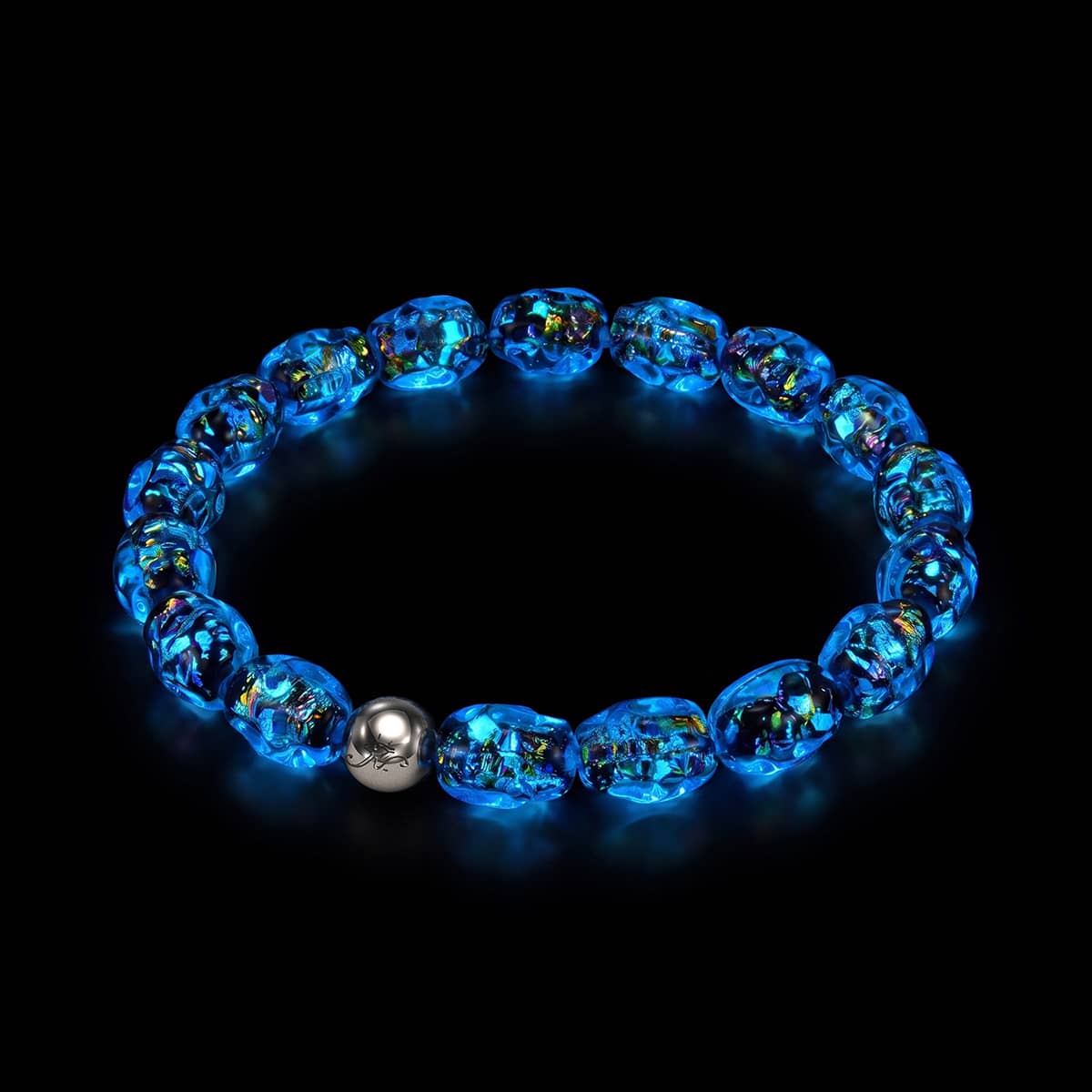 Potion de topaze | Firework Glass Bracelet Micro Pebble