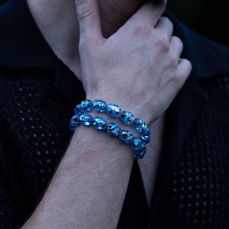 Potion de topaze | Firework Glass Bracelet Micro Pebble