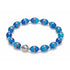 Cobalt Coast | Tiger Glass Oval Bracelet