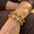 Rivage d’Or | Bracelet ovale en verre de tigre
