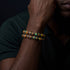 Rivage d’Or | Bracelet ovale en verre de tigre