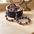 Vêpe violette | Firefly Glass Bracelet Chauve-souris