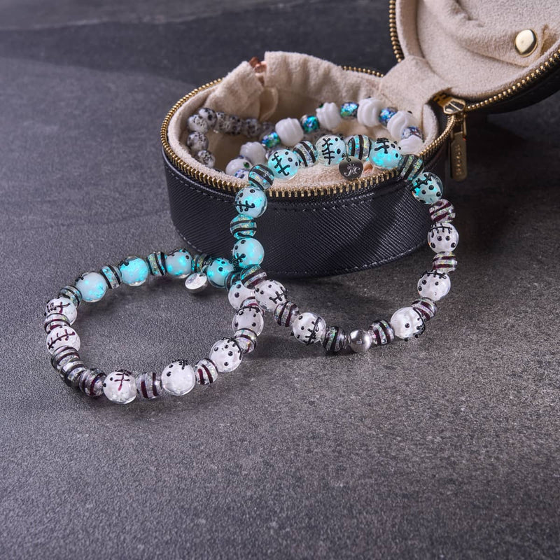 The Nightmare Before | Firework Glass Skelington Bracelet