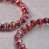 Cramoisi et cuivre | Firework Glass Bracelet ruban