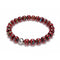 Cramoisi et cuivre | Firework Glass Bracelet ruban