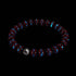 Cramoisi et cuivre | Firework Glass Bracelet ruban