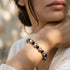 Midnight Shimmer | Firefly Glass x Black Crystal Swirl Bracelet