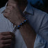 Midnight Shimmer | Firefly Glass x Black Crystal Swirl Bracelet