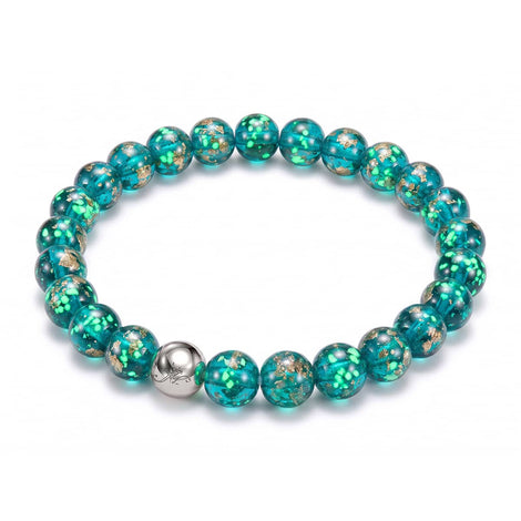 Sarcelles | .925 Argent sterling | Firefly Glass Bracelet