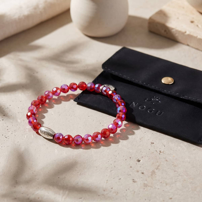 Cherry Bomb | Faceted Prisma Bracelet