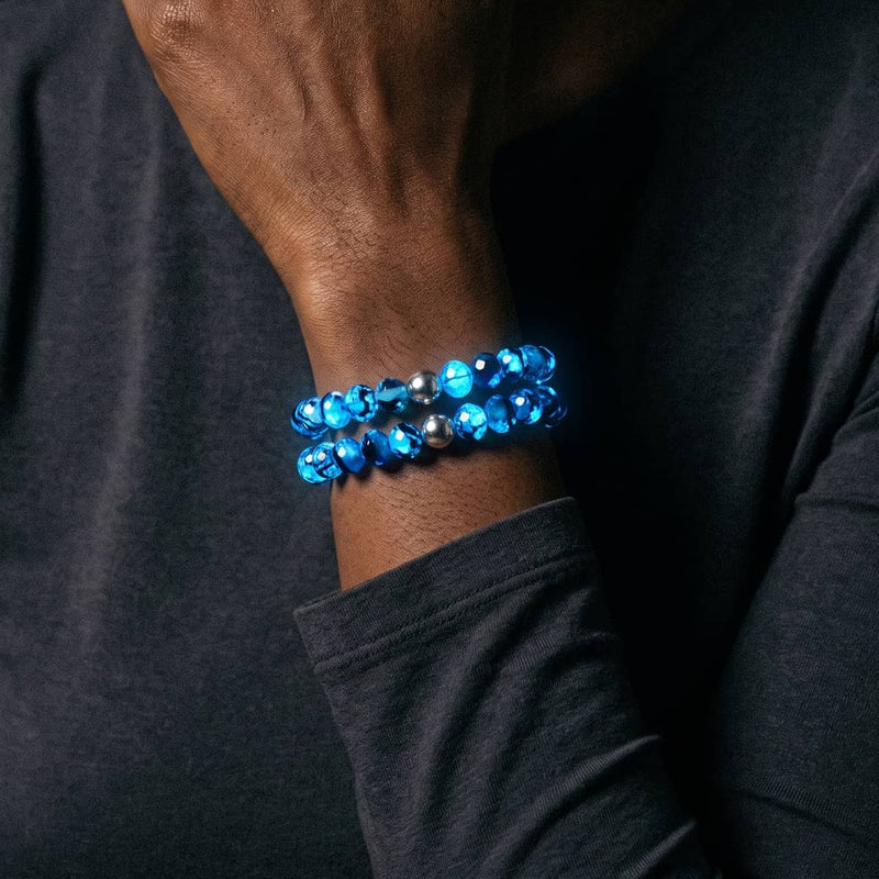 The Light Within | .925 Sterling Silver | Firefly Glass Diamonds Bracelet