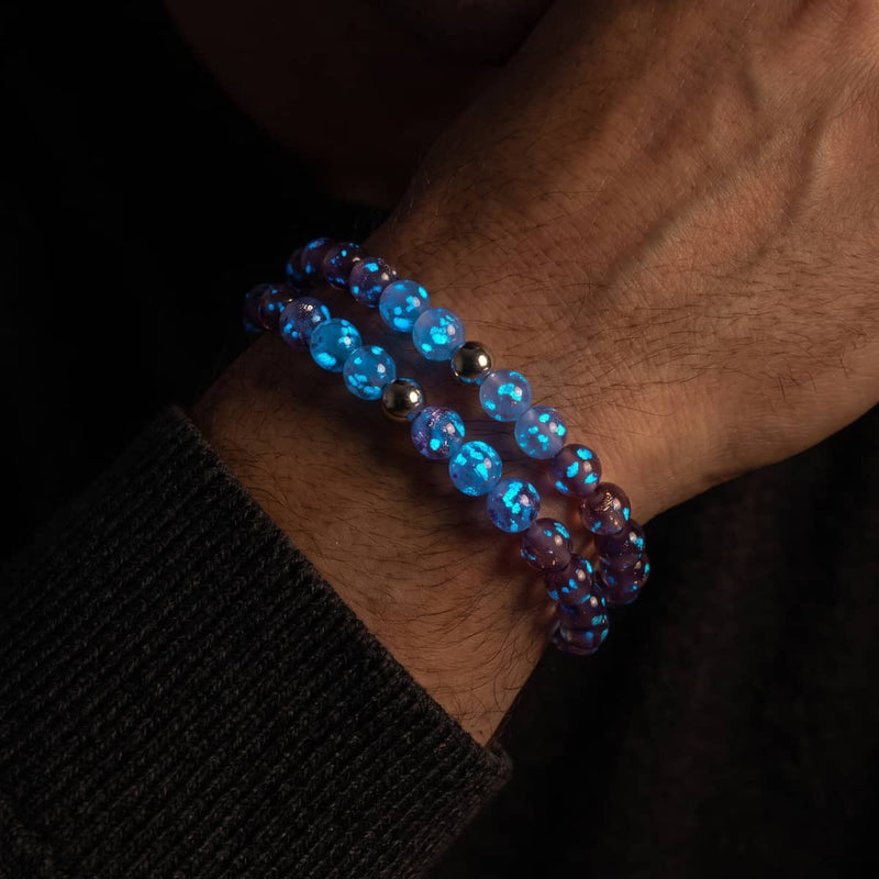 Ombré violet | Bracelet Firefly Glass 6mm