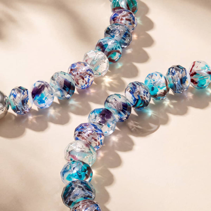 The Light Within | .925 Sterling Silver | Firefly Glass Diamonds Bracelet