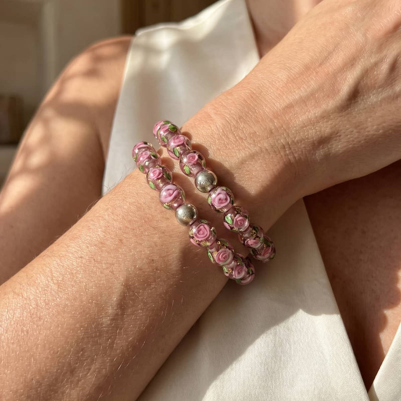 Clématite pourpre | Firework Glass Bracelet de jardin