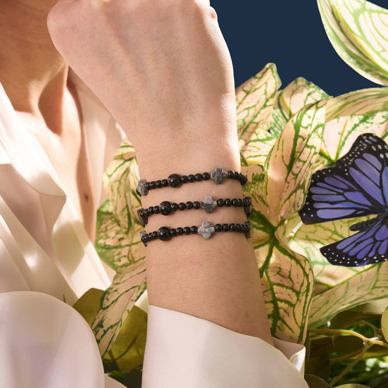 Chance dans le noir | Bronze | Bracelet Essence de trèfle