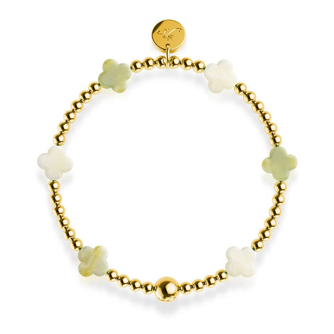 Bracelet Lucky Laurel | Or | Essence de trèfle